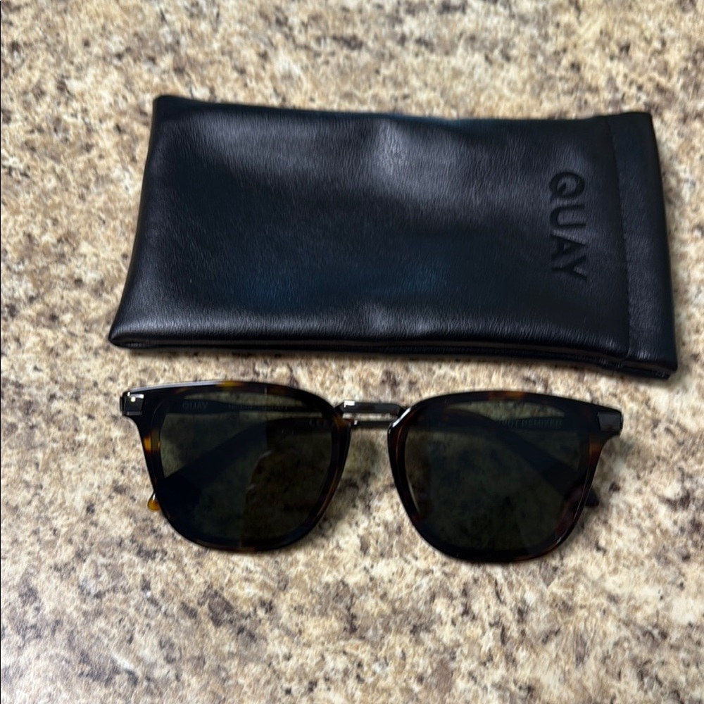 Quay Australia Jackpot Remixed Tortoise Shell Sunglasses
